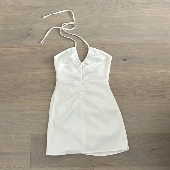 White Zara halter dress - Picture 5 of 6
